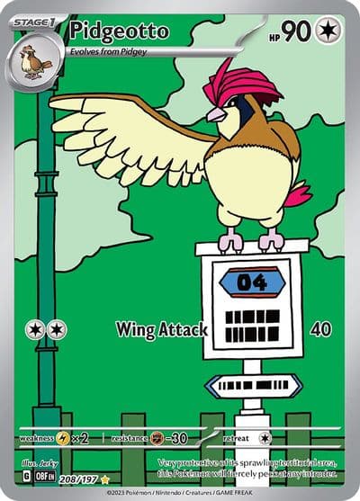 Pidgeotto SV03: Obsidian Flames Pokemon card