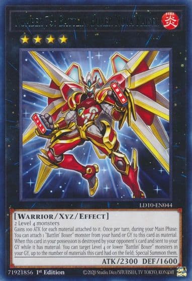 Number 79 Battlin Boxer Nova Kaiser Legendary Duelists: Soulburning Volcano Yu-Gi-Oh! card