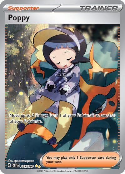 Poppy SV03: Obsidian Flames Pokemon card