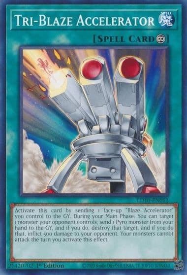 Tri Blaze Accelerator Legendary Duelists: Soulburning Volcano Yu-Gi-Oh! card