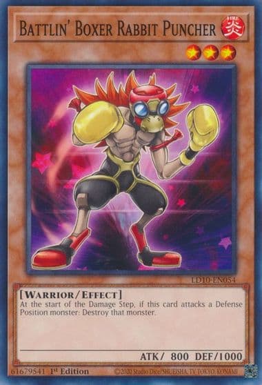 Battlin Boxer Rabbit Puncher Legendary Duelists: Soulburning Volcano Yu-Gi-Oh! card