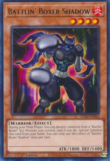 Battlin Boxer Shadow Legendary Duelists: Soulburning Volcano Yu-Gi-Oh! card