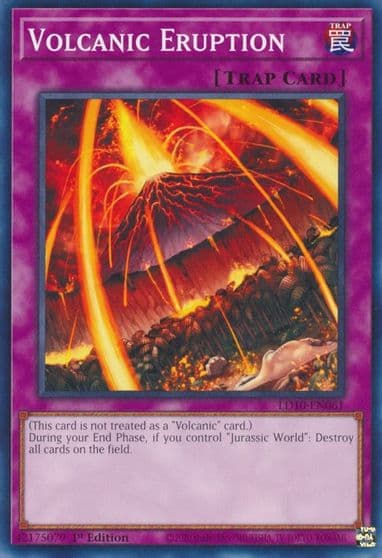 Volcanic Eruption Legendary Duelists: Soulburning Volcano Yu-Gi-Oh! card