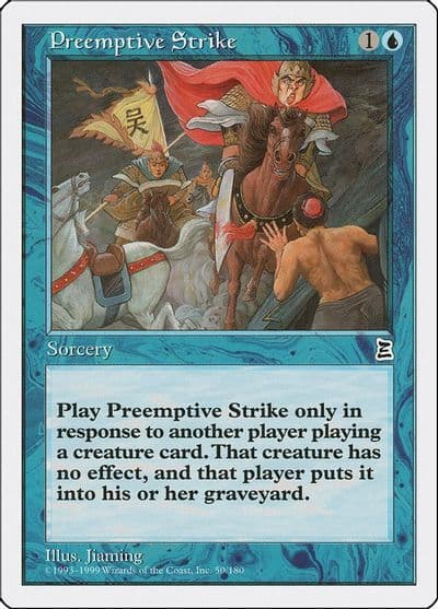 Preemptive Strike Portal Three Kingdoms Magic card