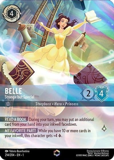 Belle Strange but Special Enchanted The First Chapter Lorcana card