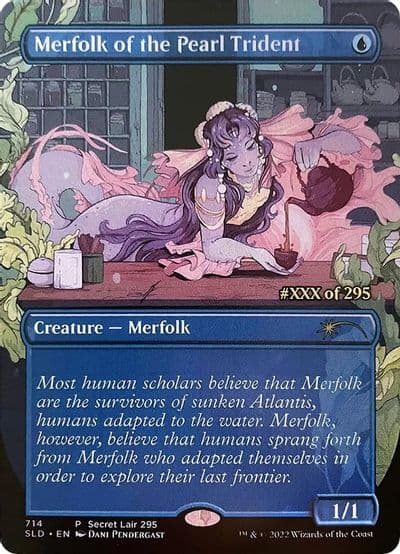 Merfolk of the Pearl Trident Serial Numbered Secret Lair Drop Series Magic card