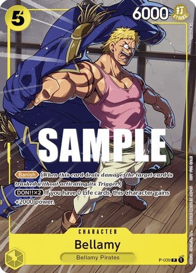 Bellamy Pirates Party Vol 4 One Piece Promotion Cards One Piece card