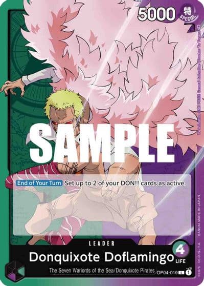 Donquixote Doflamingo 019 Kingdoms of Intrigue One Piece card