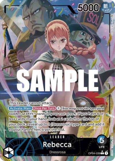 Rebecca 039 Alternate Art Kingdoms of Intrigue One Piece card