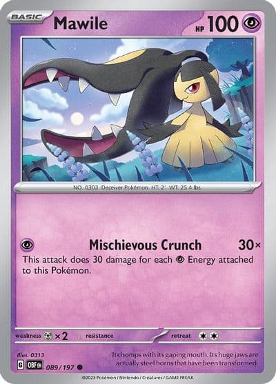 Mawile SV03: Obsidian Flames Pokemon card