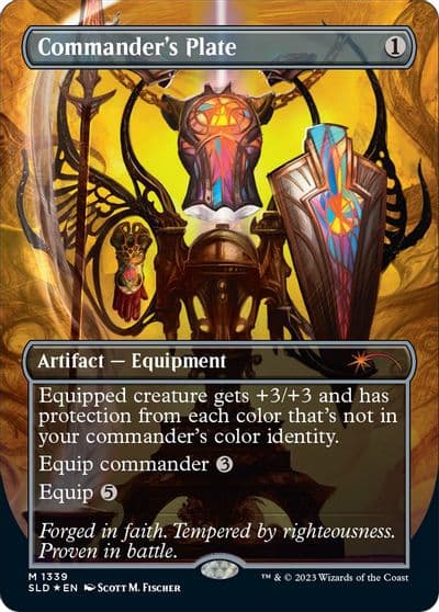 Commanders Plate 1339 Secret Lair Drop Series Magic card