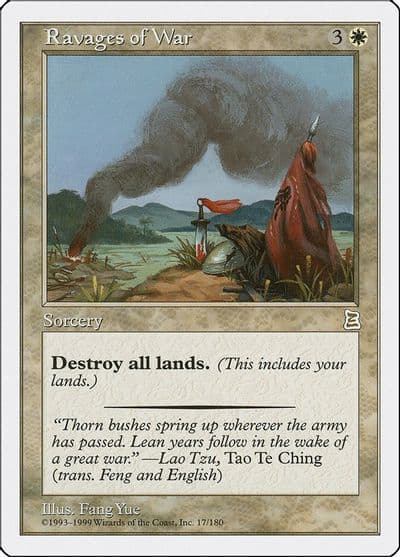 Ravages of War Portal Three Kingdoms Magic card