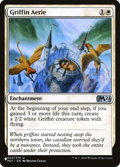Griffin Aerie The List Reprints Magic card