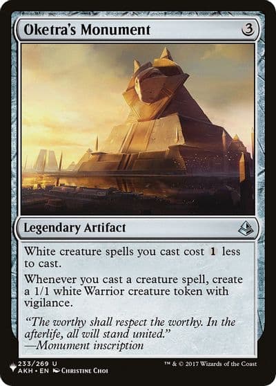 Oketras Monument The List Reprints Magic card