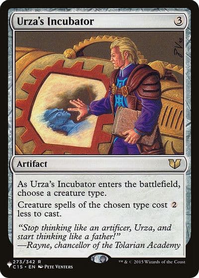 Urzas Incubator The List Reprints Magic card