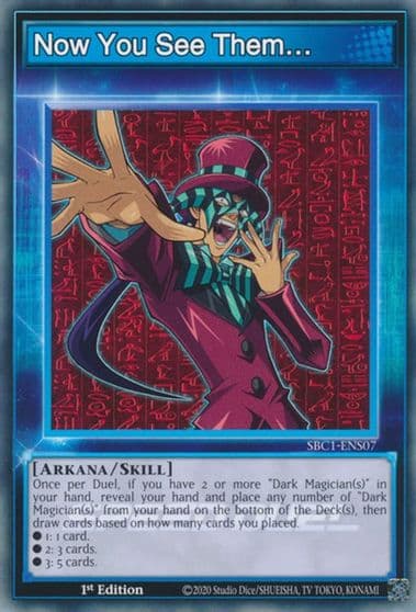 Now You See Them Speed Duel: Streets of Battle City Yu-Gi-Oh! card