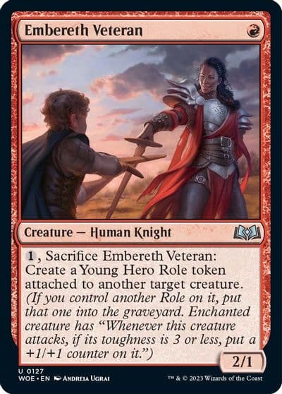 Embereth Veteran Wilds of Eldraine Magic card