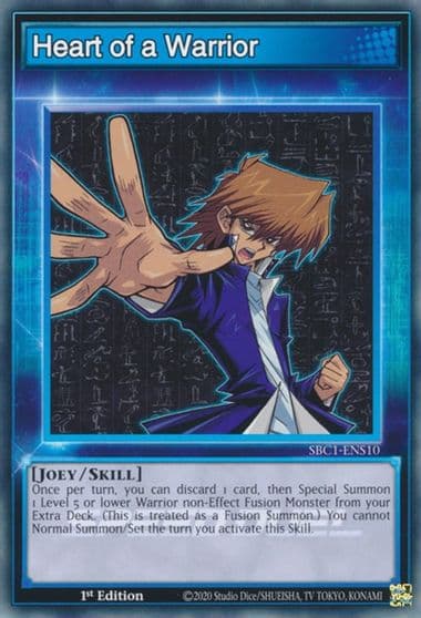 Heart of a Warrior Speed Duel: Streets of Battle City Yu-Gi-Oh! card