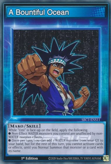 A Bountiful Ocean Speed Duel: Streets of Battle City Yu-Gi-Oh! card
