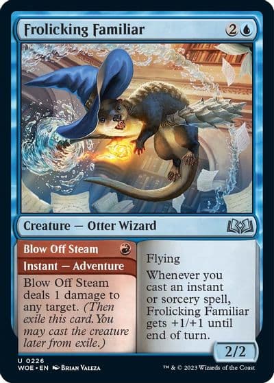 Frolicking Familiar Wilds of Eldraine Magic card