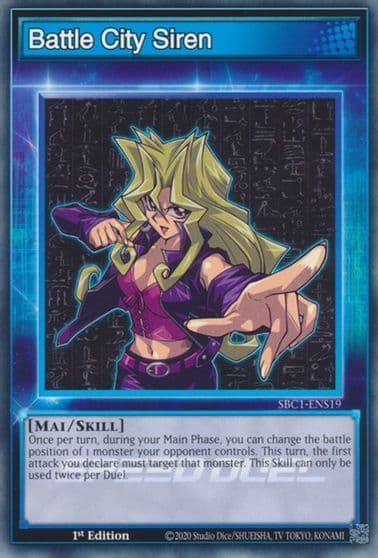 Battle City Siren Speed Duel: Streets of Battle City Yu-Gi-Oh! card