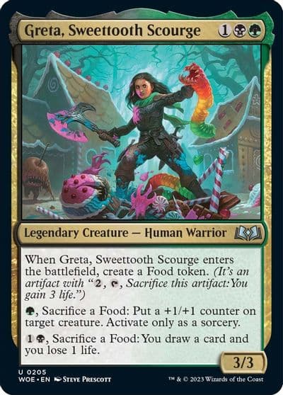 Greta Sweettooth Scourge Wilds of Eldraine Magic card