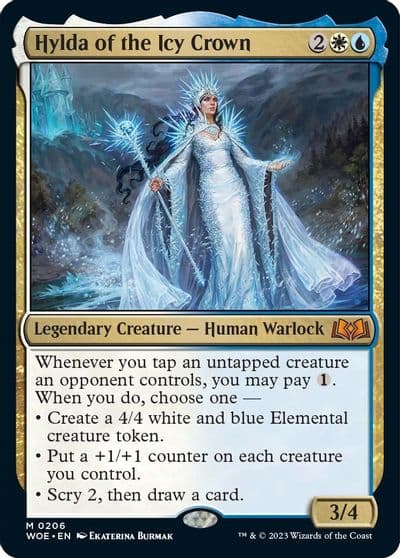 Hylda of the Icy Crown Wilds of Eldraine Magic card