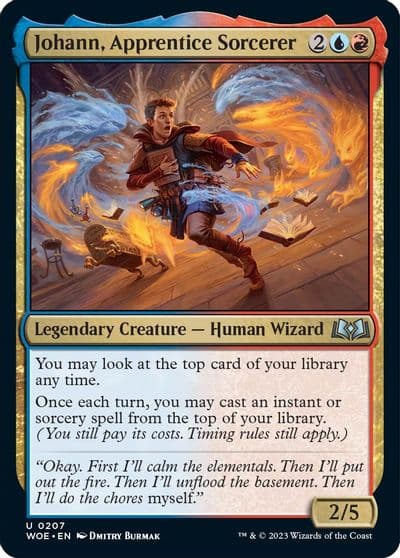 Johann Apprentice Sorcerer Wilds of Eldraine Magic card