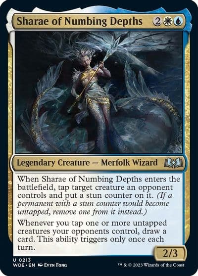 Sharae of Numbing Depths Wilds of Eldraine Magic card