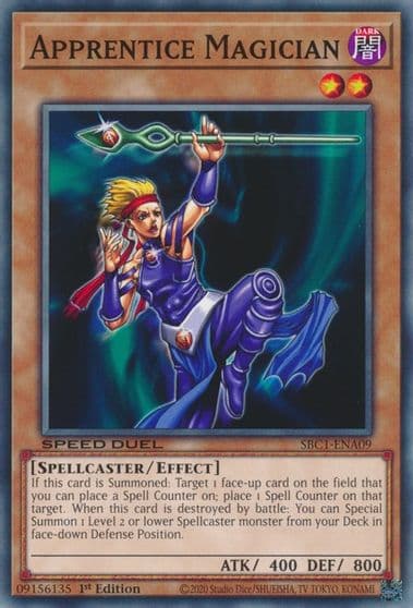 Apprentice Magician Speed Duel: Streets of Battle City Yu-Gi-Oh! card