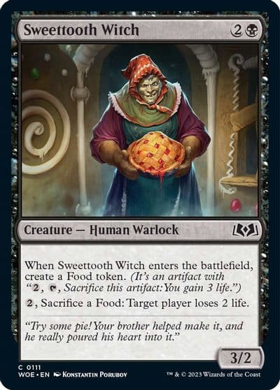 Sweettooth Witch Wilds of Eldraine Magic card