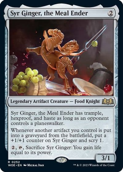Syr Ginger the Meal Ender Wilds of Eldraine Magic card