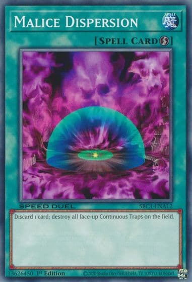 Malice Dispersion Speed Duel: Streets of Battle City Yu-Gi-Oh! card