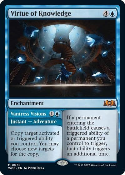 Virtue of Knowledge Wilds of Eldraine Magic card