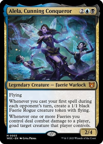 Alela Cunning Conqueror Commander: Wilds of Eldraine Magic card