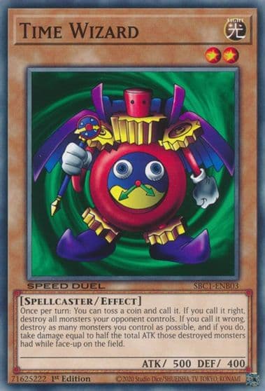 Time Wizard Speed Duel: Streets of Battle City Yu-Gi-Oh! card