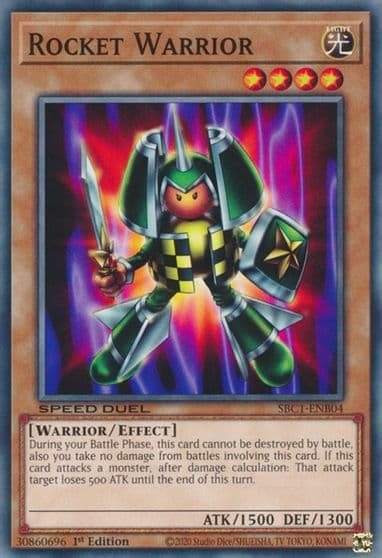 Rocket Warrior Speed Duel: Streets of Battle City Yu-Gi-Oh! card