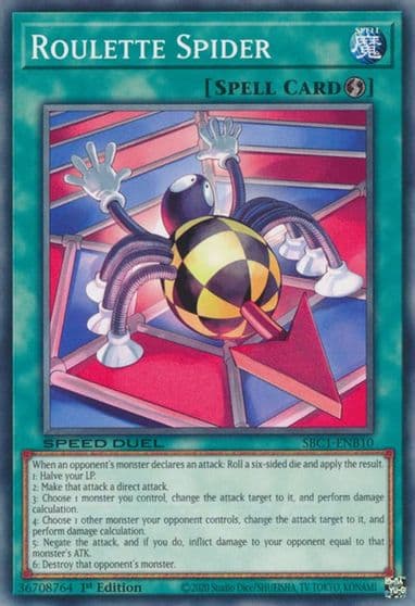 Roulette Spider Speed Duel: Streets of Battle City Yu-Gi-Oh! card