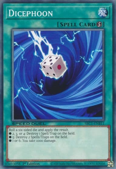 Dicephoon Speed Duel: Streets of Battle City Yu-Gi-Oh! card