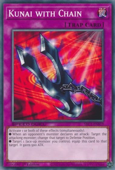 Kunai with Chain Speed Duel: Streets of Battle City Yu-Gi-Oh! card