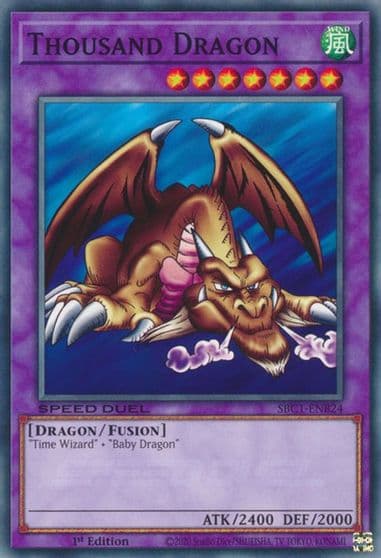 Thousand Dragon Speed Duel: Streets of Battle City Yu-Gi-Oh! card