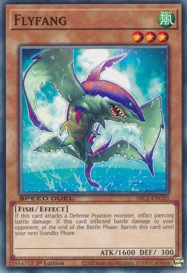 Flyfang Speed Duel: Streets of Battle City Yu-Gi-Oh! card
