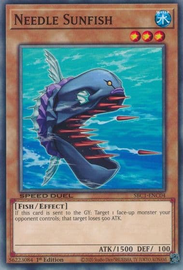 Needle Sunfish Speed Duel: Streets of Battle City Yu-Gi-Oh! card