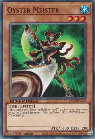 Oyster Meister Speed Duel: Streets of Battle City Yu-Gi-Oh! card