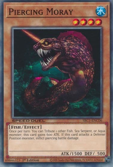 Piercing Moray Speed Duel: Streets of Battle City Yu-Gi-Oh! card