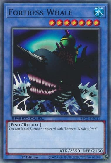 Fortress Whale Speed Duel: Streets of Battle City Yu-Gi-Oh! card