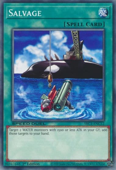 Salvage Speed Duel: Streets of Battle City Yu-Gi-Oh! card