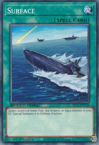 Surface Speed Duel: Streets of Battle City Yu-Gi-Oh! card
