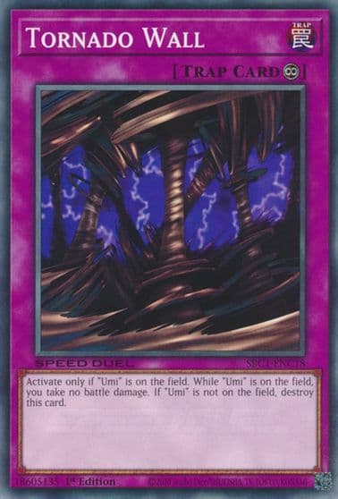 Tornado Wall Speed Duel: Streets of Battle City Yu-Gi-Oh! card