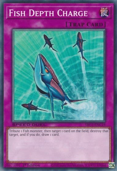Fish Depth Charge Speed Duel: Streets of Battle City Yu-Gi-Oh! card